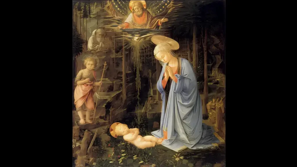 Gesù bambino e Maria