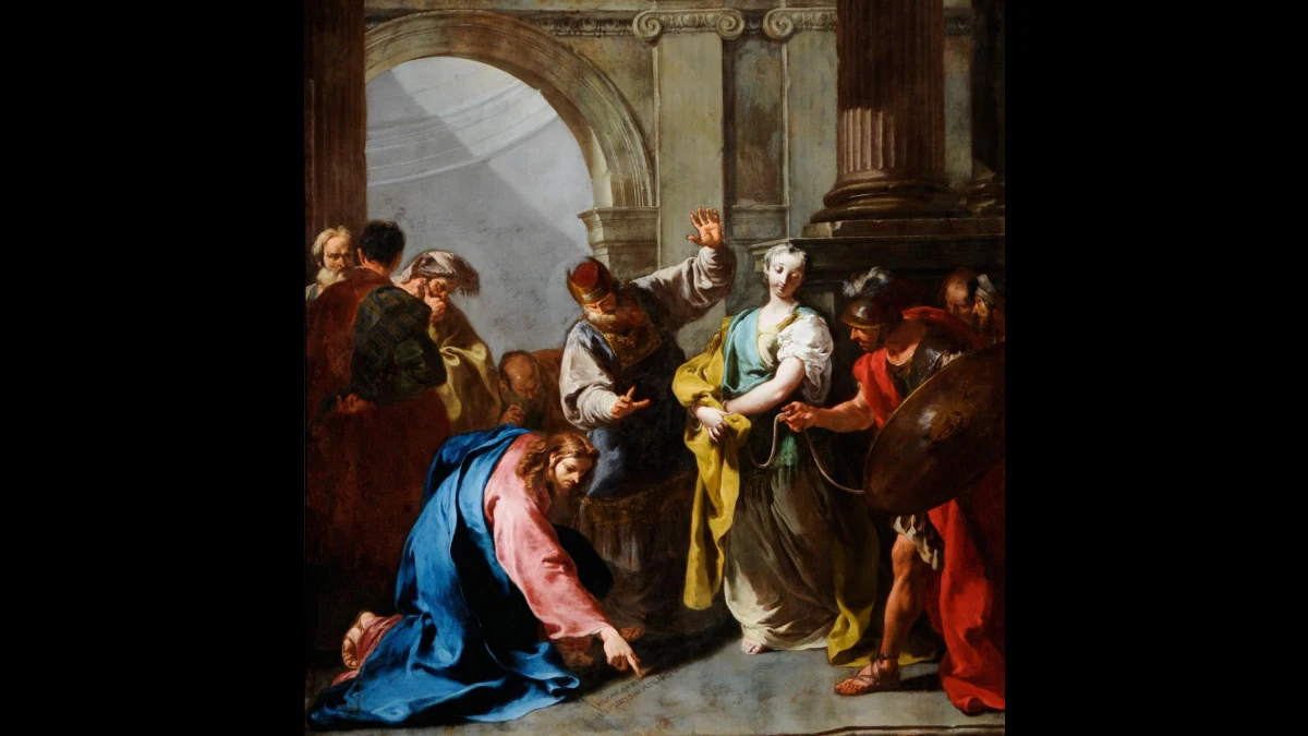Gsù e l'adultera