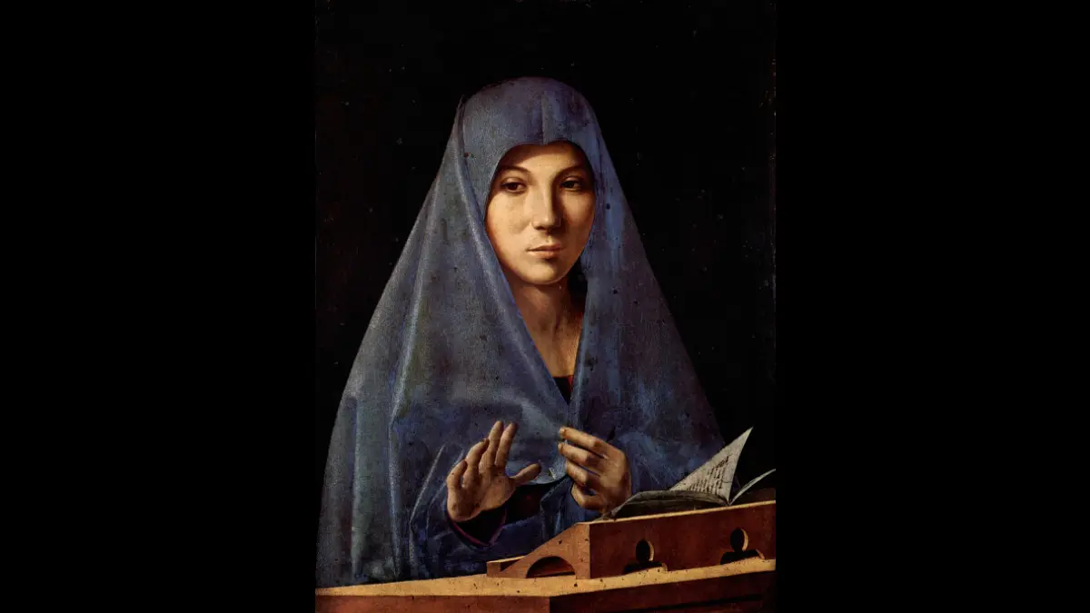 Maria riceve l'annuncio dall'angelo