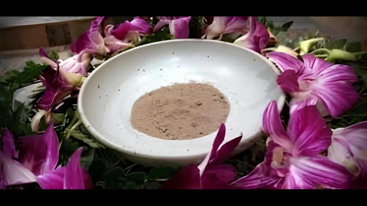 Vassoio contenete le ceneri