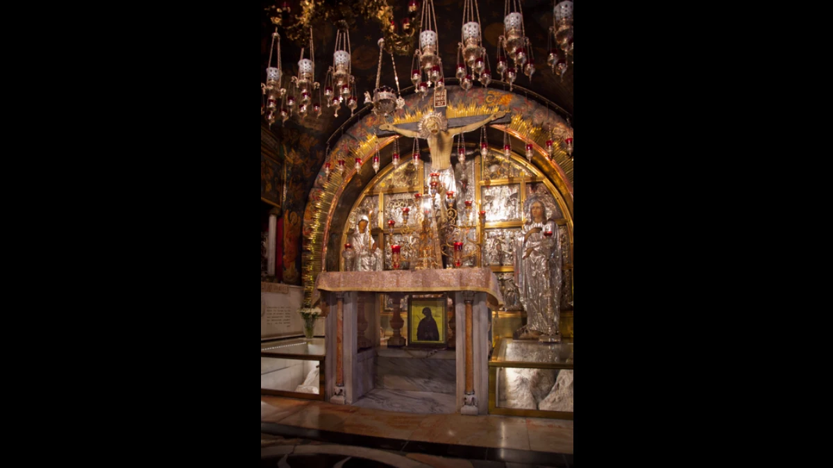 Luogo dove hanno issato la croce di Gesù