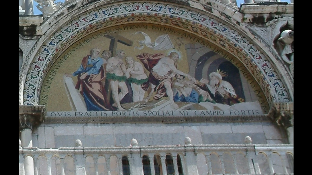 Gesù fa risorgere Adamo ed Eva e tutti i padri