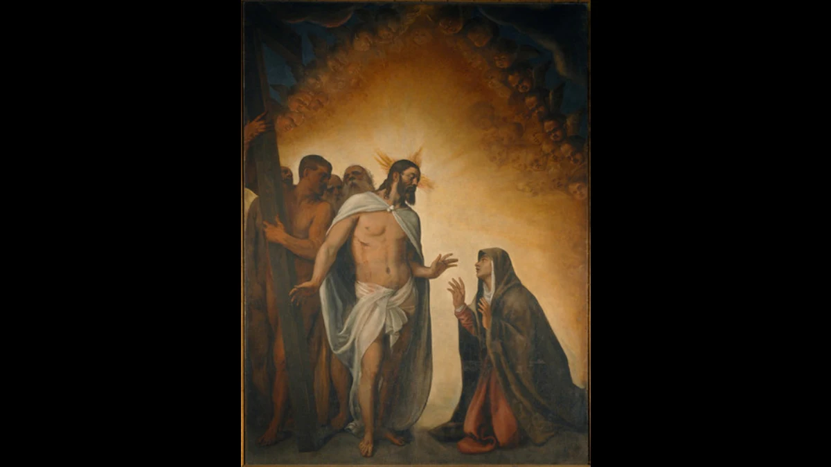 Gesù risorto appare a Maria