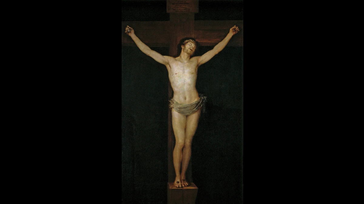 Gesù morente in croce