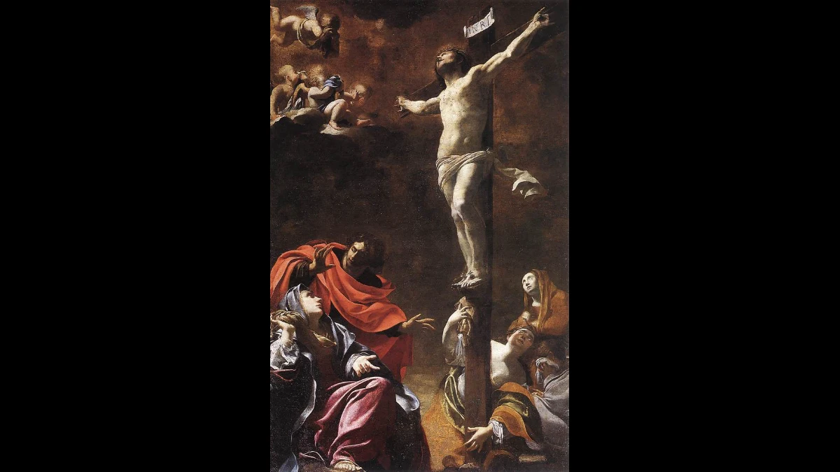 Gesù sulla croce parla col Padre
