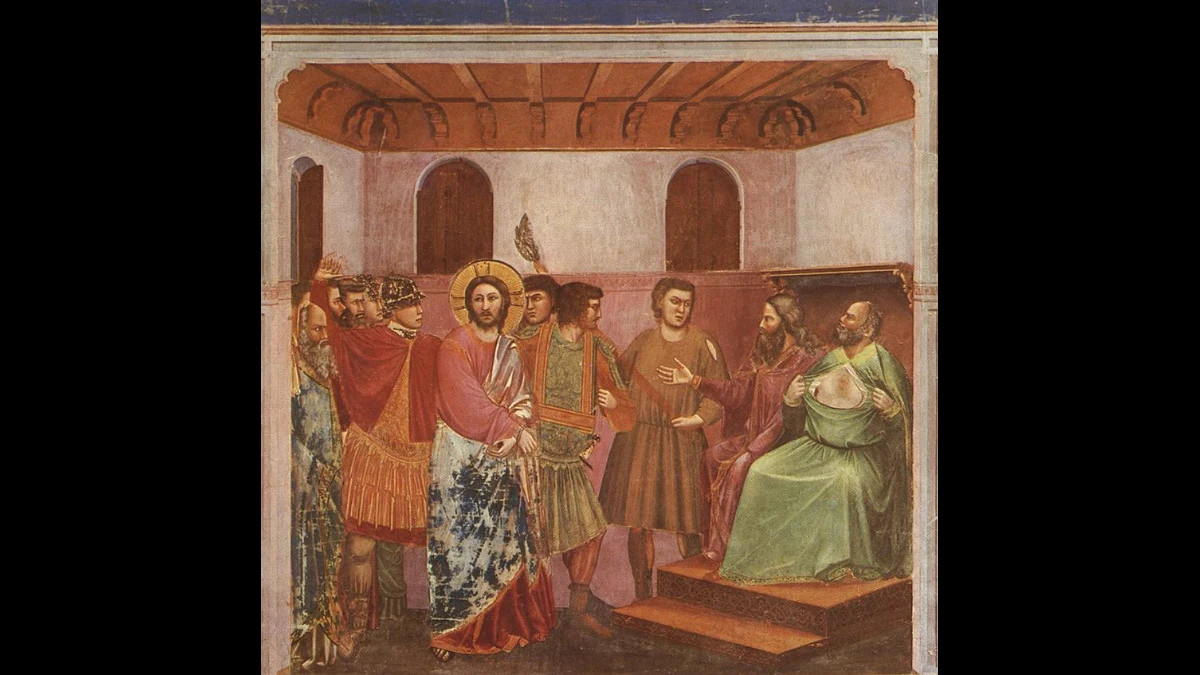 Gesù di fronte a Caifa