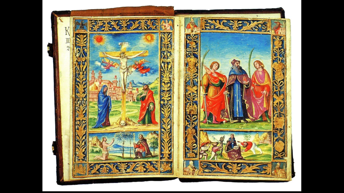 Pagina di un manoscritto della Bibbia
