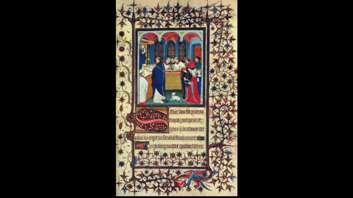 Pagina di un manoscritto della Bibbia