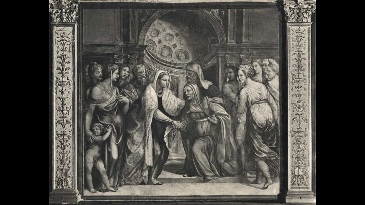 Maria visita Elisabetta