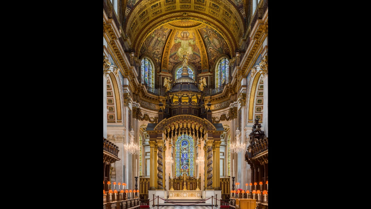 Il Cristo Pantocratore della Chiesa di san Paolo in Londra