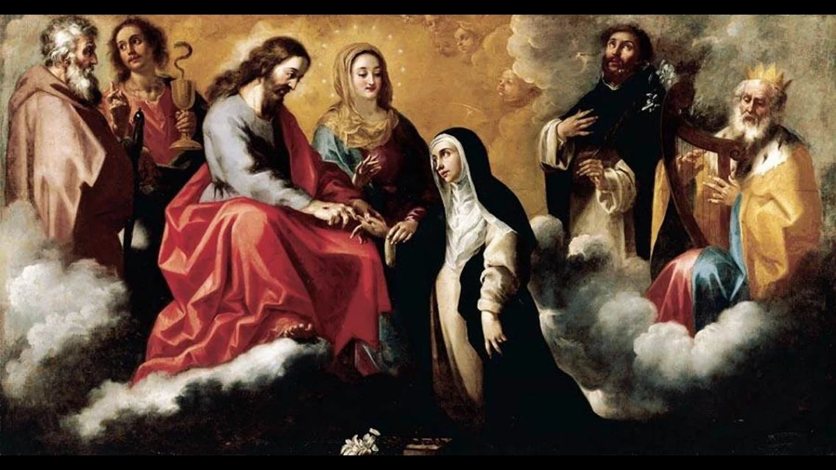 Matrimonio mistico di santa Caterina