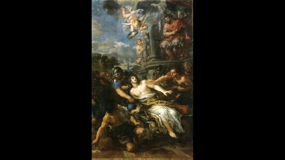 San Lorenzo trascinato sulla graticola