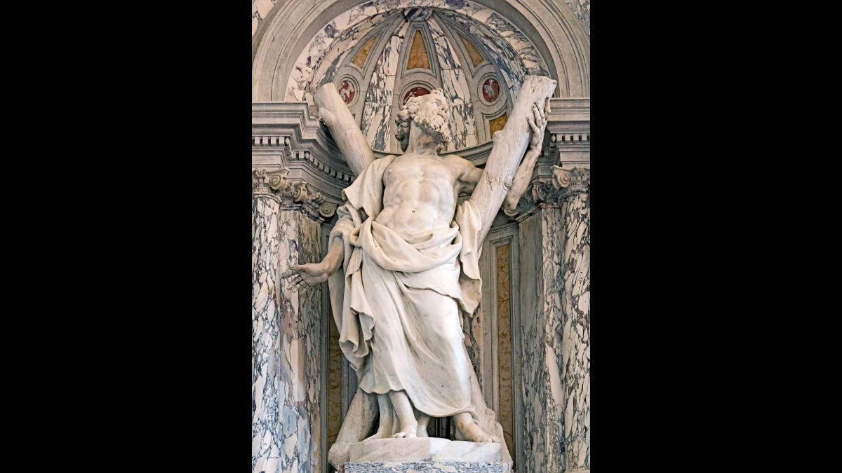 Statua di Sant’Andrea, apostolo