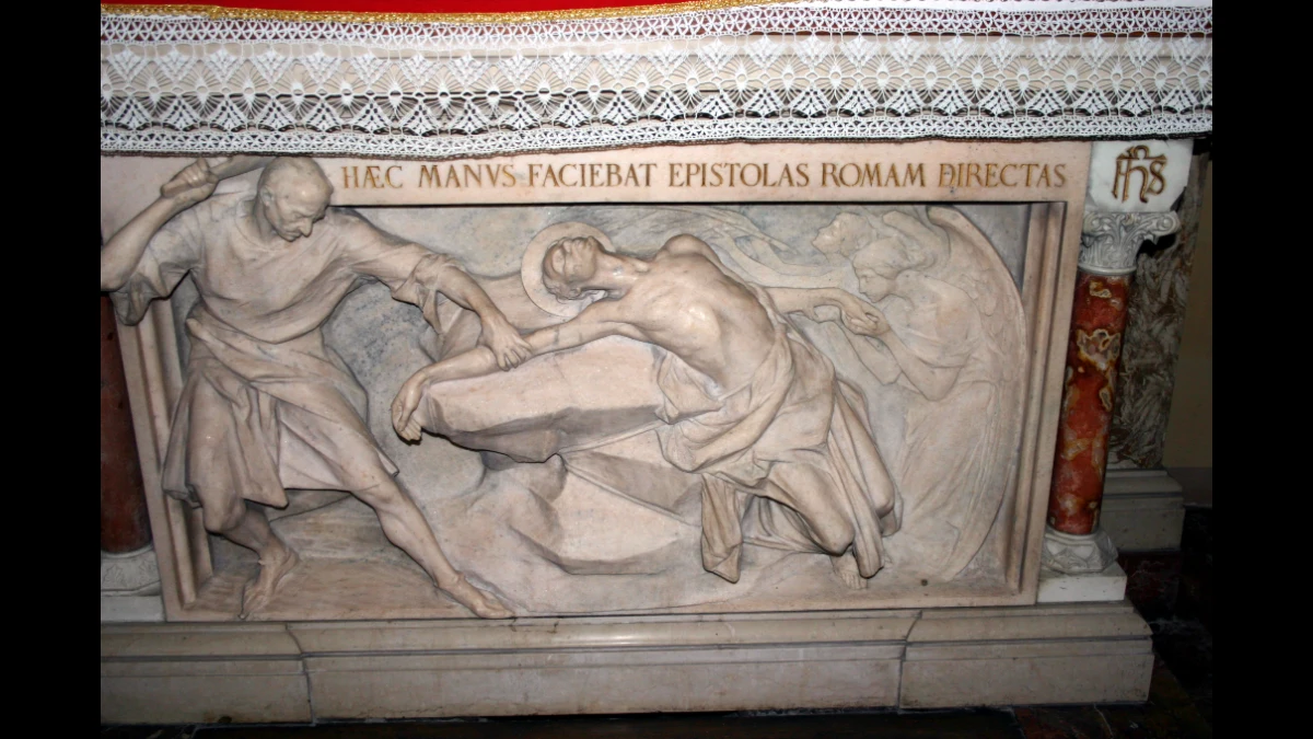 Scena del martirio di sant'Arialdo