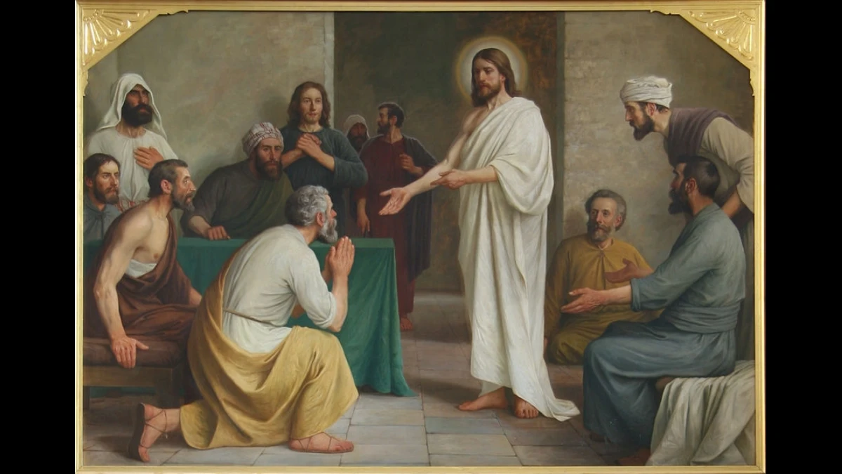 Gli apostoli riconoscono con fede Gesù risorto