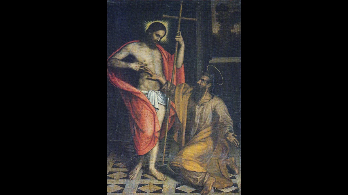 L'apostolo Tommaso è incredulo