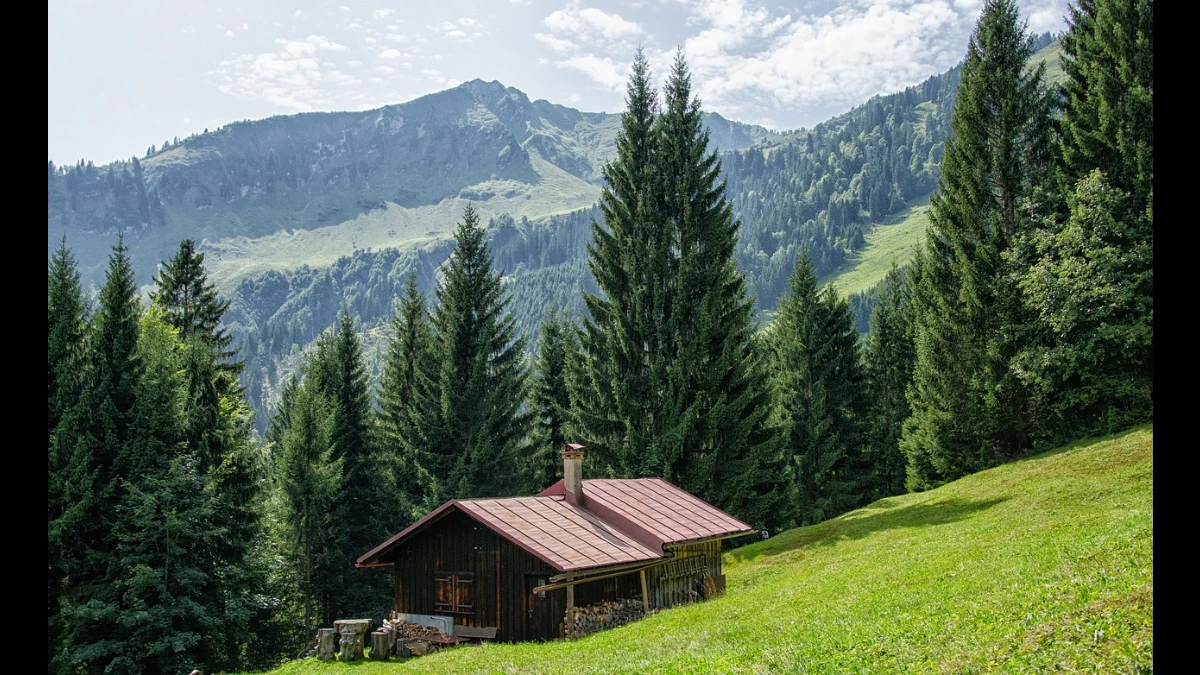 montagne dell'oberstdorf in estate