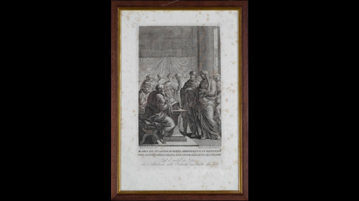 Giuseppe e Maria in viaggio per il censimento di Quirinio