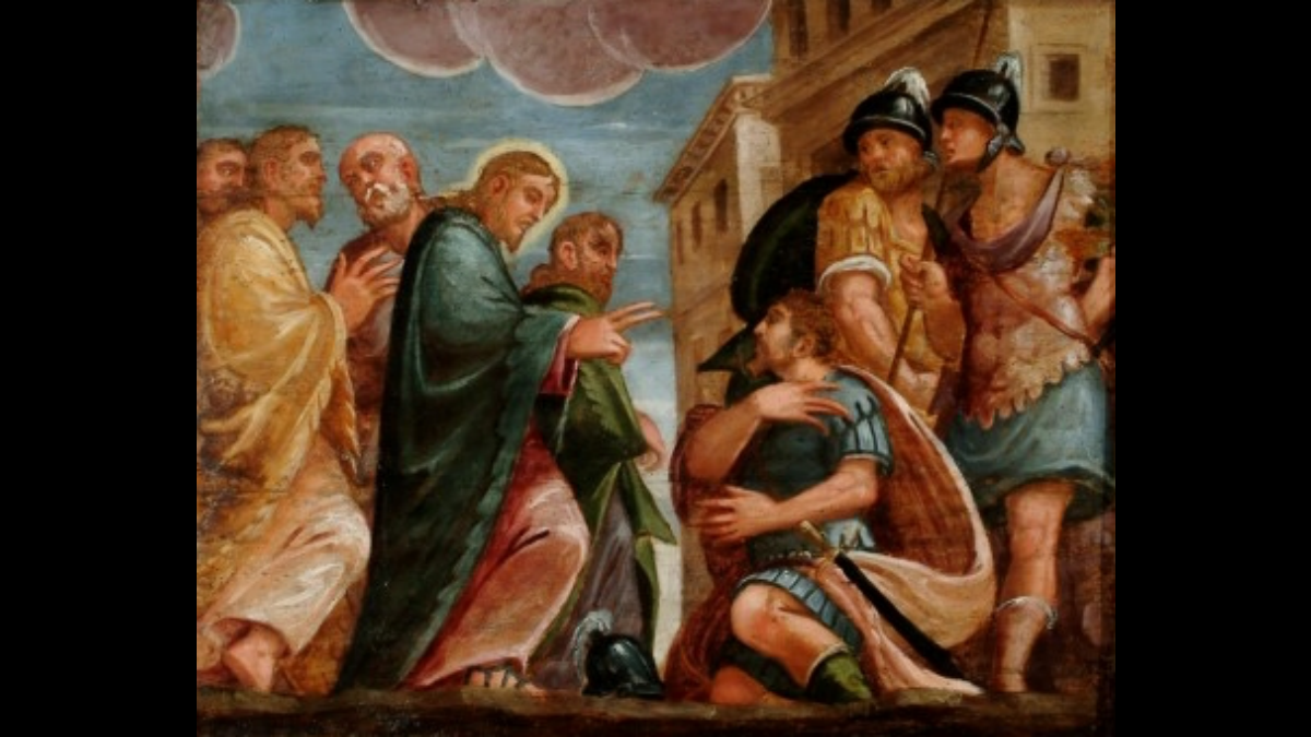 Gesù e il centurione di Cafarnao