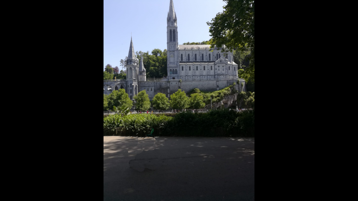 Lourdes - Il Santuario visto da lontano