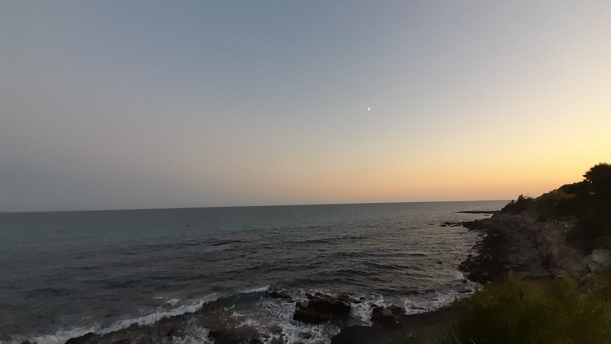 Tramonto a San Lorenzo in riva al mare