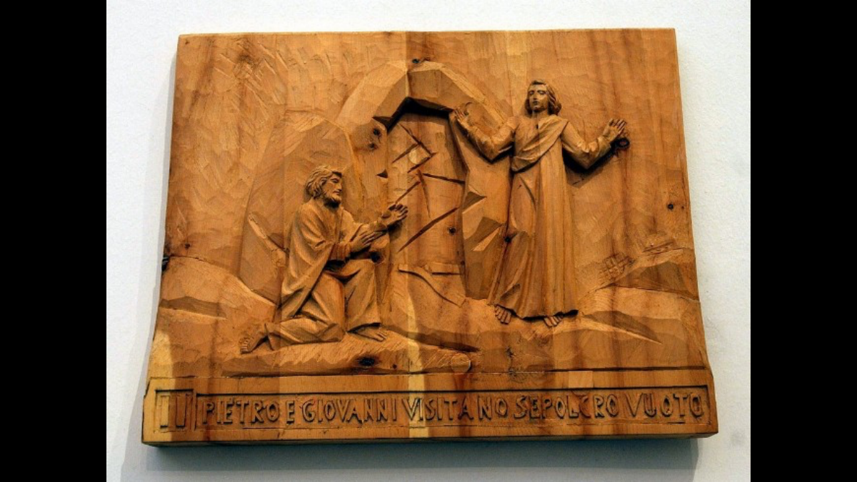 Pietro e Giovanni visitano il sepolcro vuoto