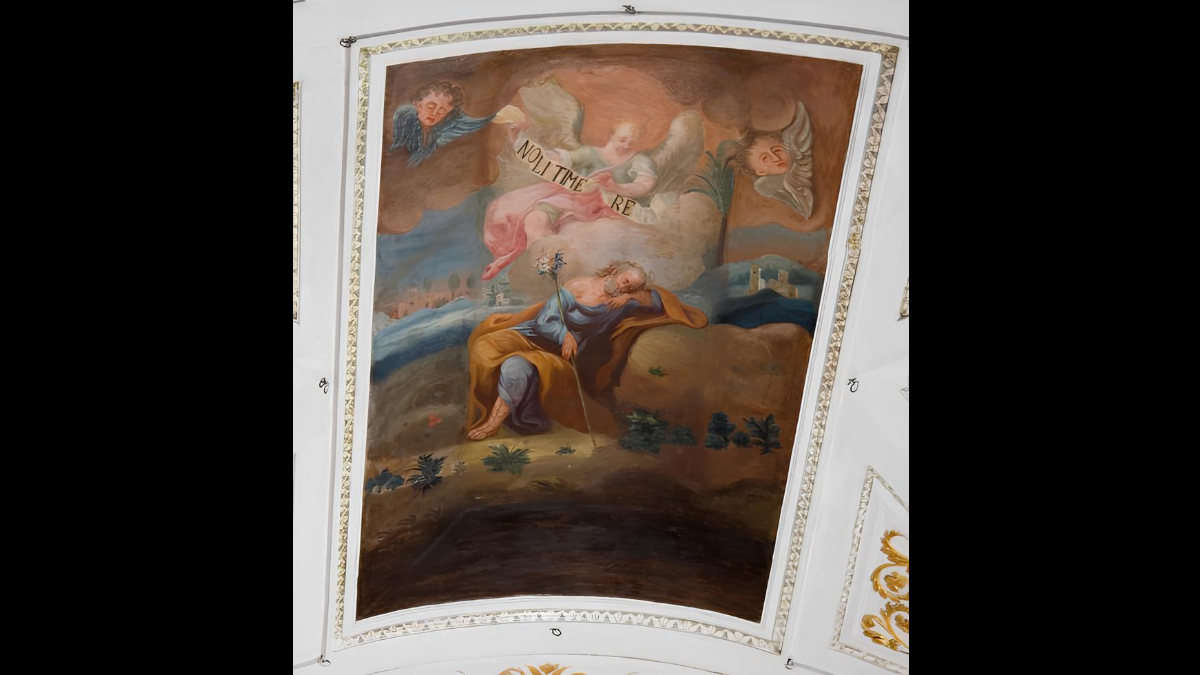 Il sogno di san Giuseppe lo sposo di Maria