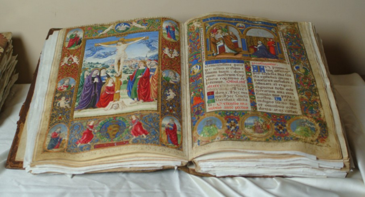 Miniatura della Crocifissione