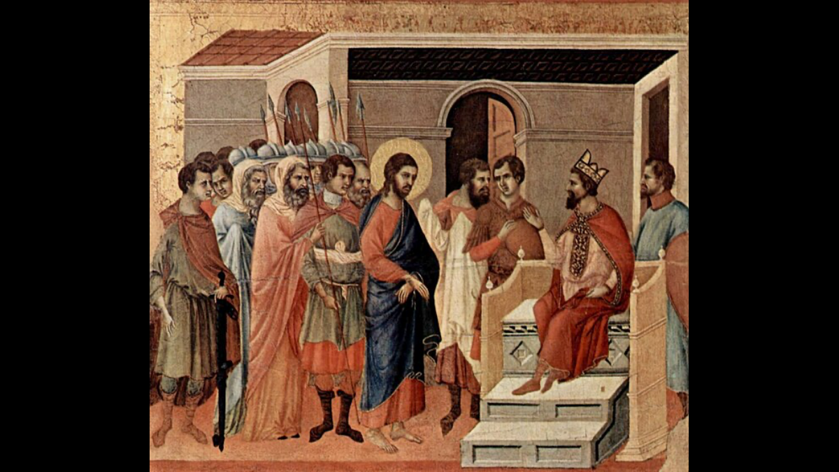 Gesù di fronte a Erode Antipa